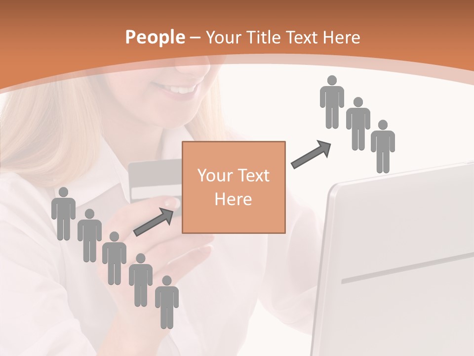 Credit Beautiful Sitting PowerPoint Template