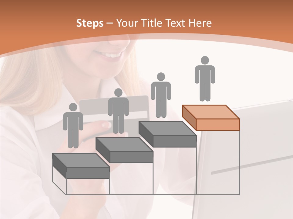Credit Beautiful Sitting PowerPoint Template