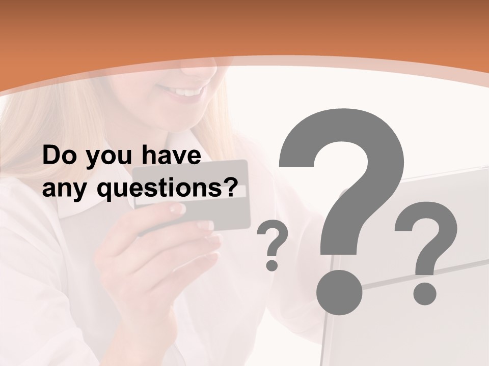 Credit Beautiful Sitting PowerPoint Template