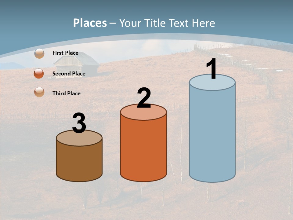 Home Lonely Mountains PowerPoint Template