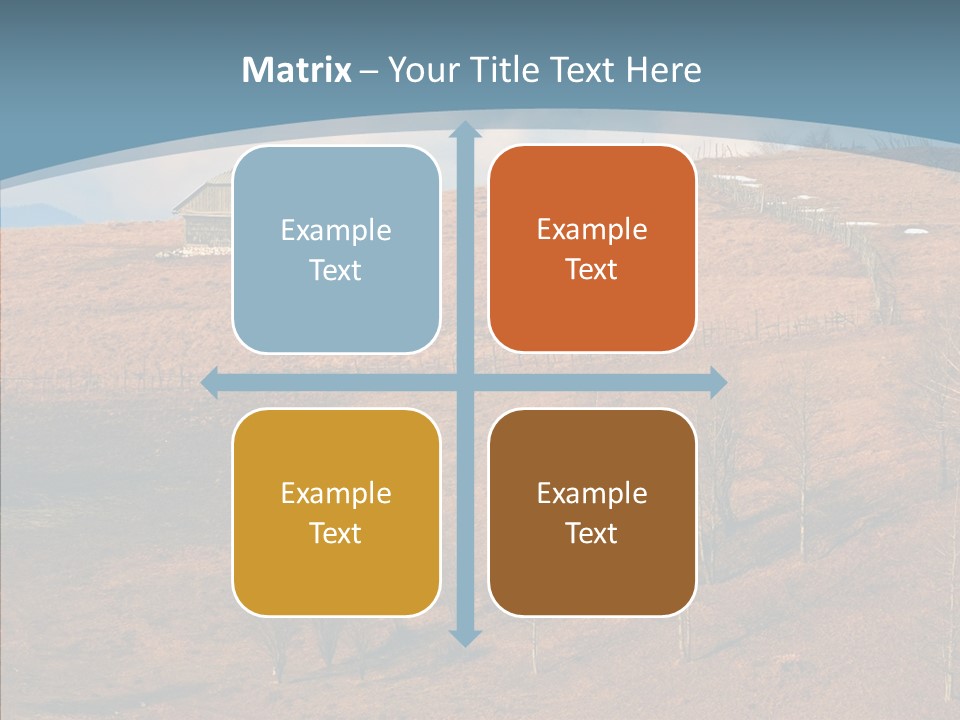 Home Lonely Mountains PowerPoint Template