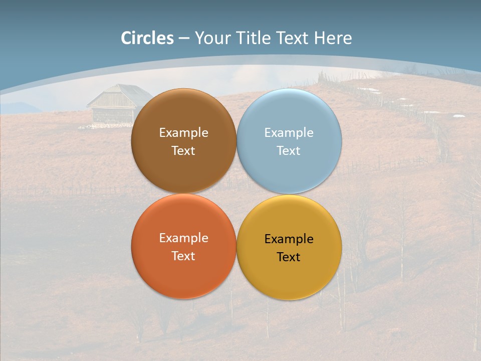 Home Lonely Mountains PowerPoint Template