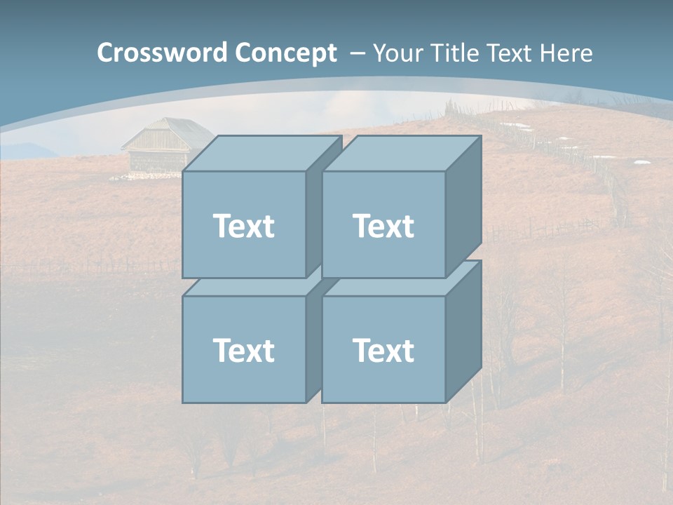 Home Lonely Mountains PowerPoint Template