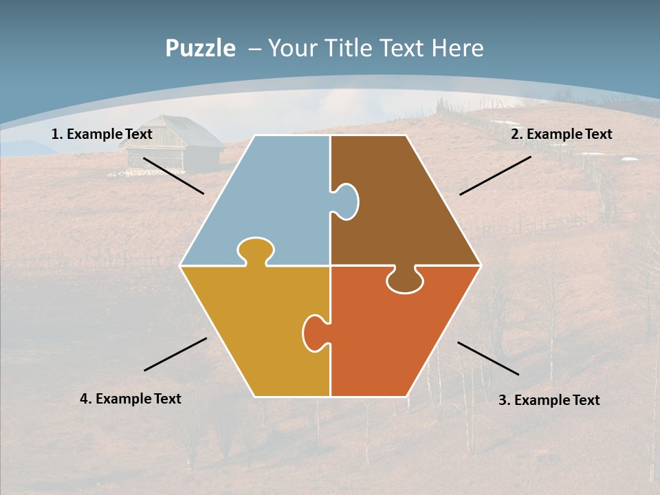 Home Lonely Mountains PowerPoint Template
