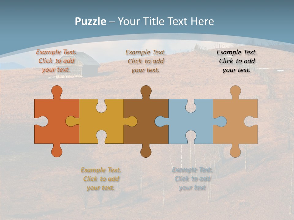 Home Lonely Mountains PowerPoint Template