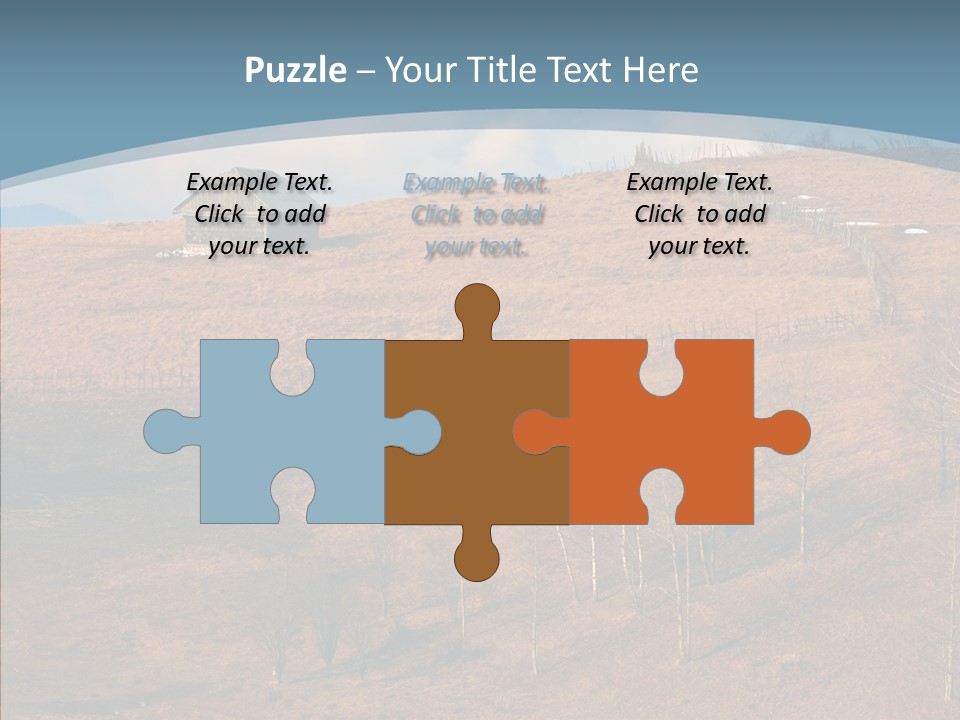 Home Lonely Mountains PowerPoint Template