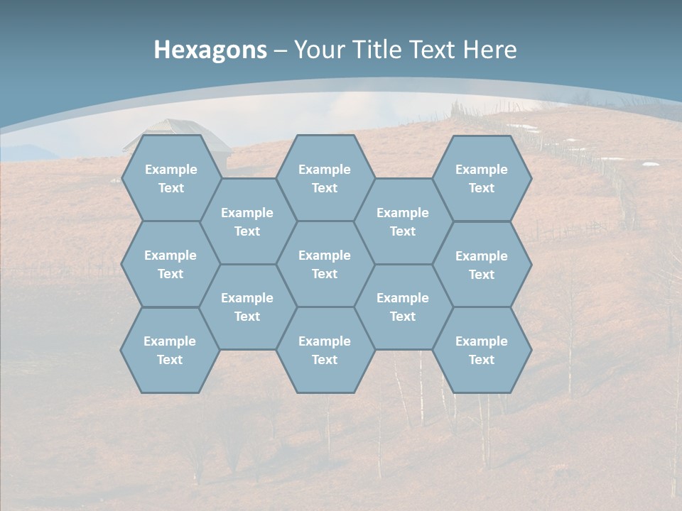 Home Lonely Mountains PowerPoint Template
