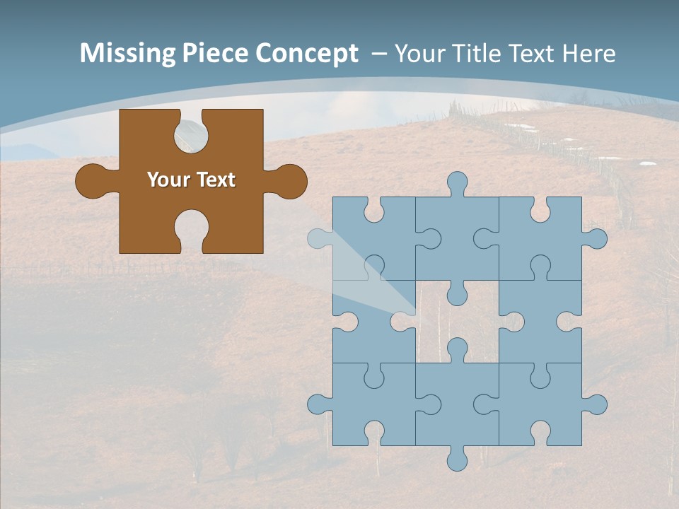 Home Lonely Mountains PowerPoint Template