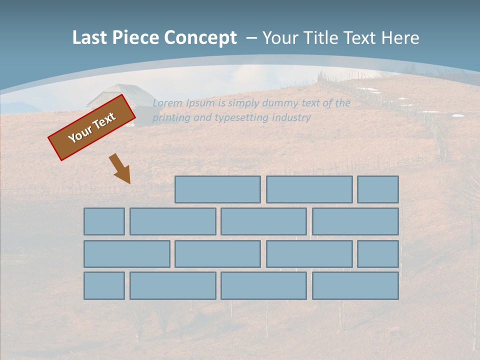 Home Lonely Mountains PowerPoint Template