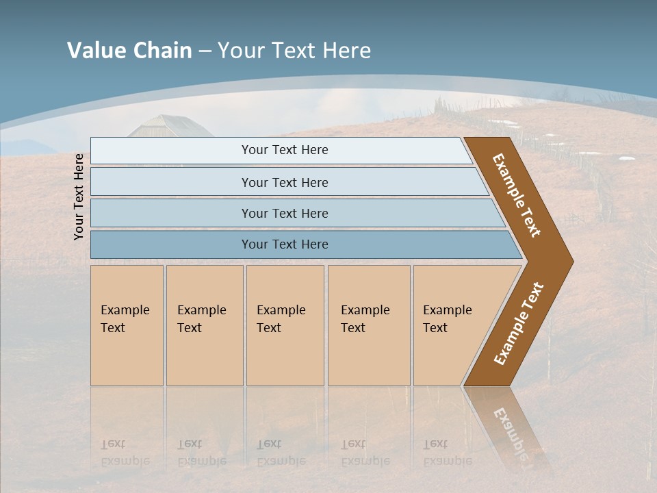 Home Lonely Mountains PowerPoint Template