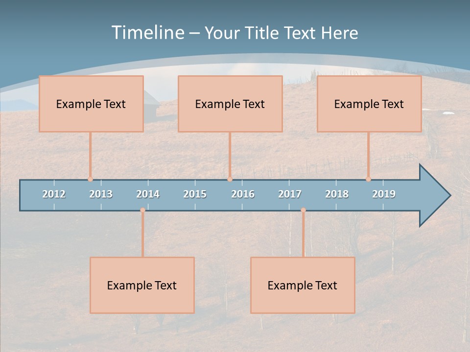 Home Lonely Mountains PowerPoint Template