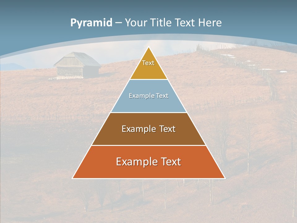 Home Lonely Mountains PowerPoint Template