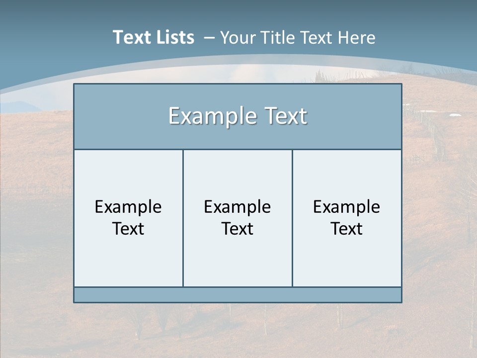 Home Lonely Mountains PowerPoint Template