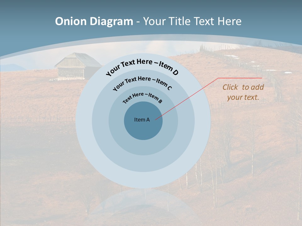 Home Lonely Mountains PowerPoint Template