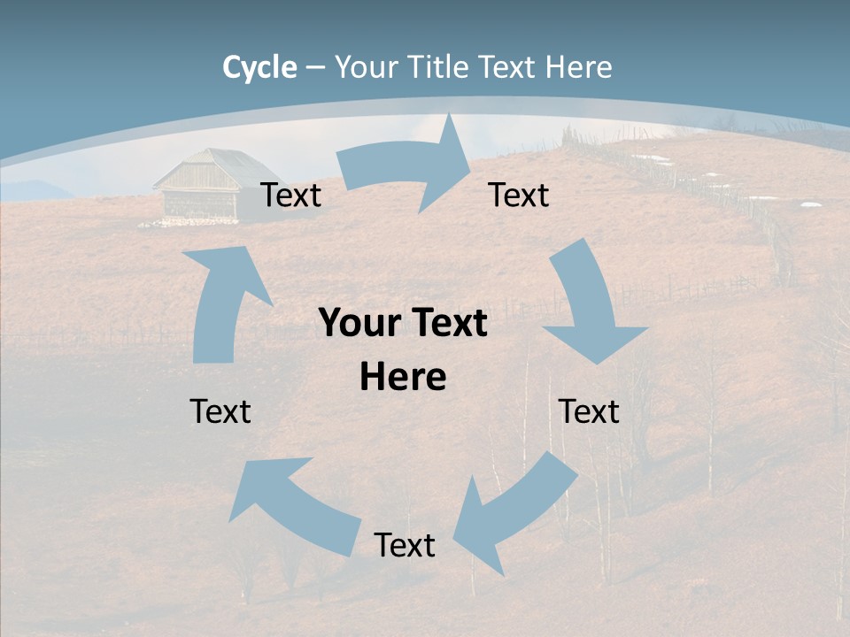 Home Lonely Mountains PowerPoint Template