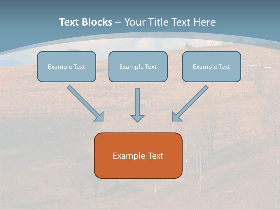 Home Lonely Mountains PowerPoint Template
