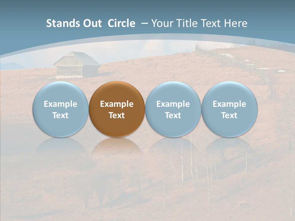 Home Lonely Mountains PowerPoint Template