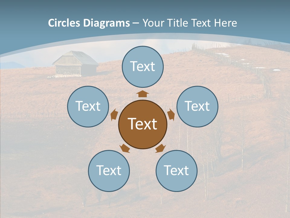 Home Lonely Mountains PowerPoint Template