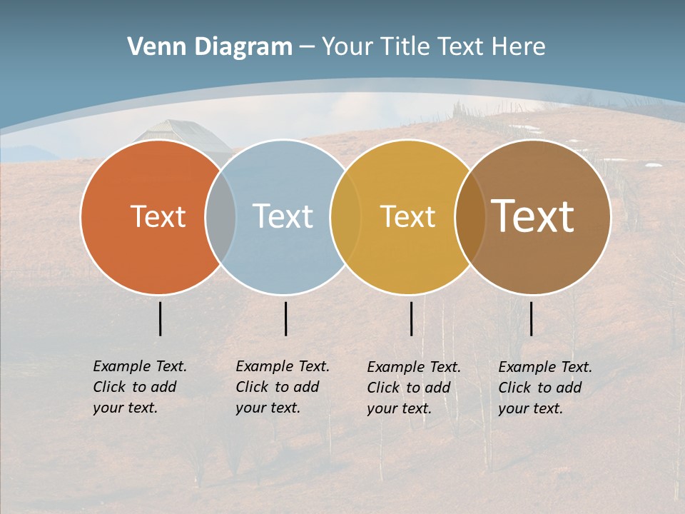 Home Lonely Mountains PowerPoint Template