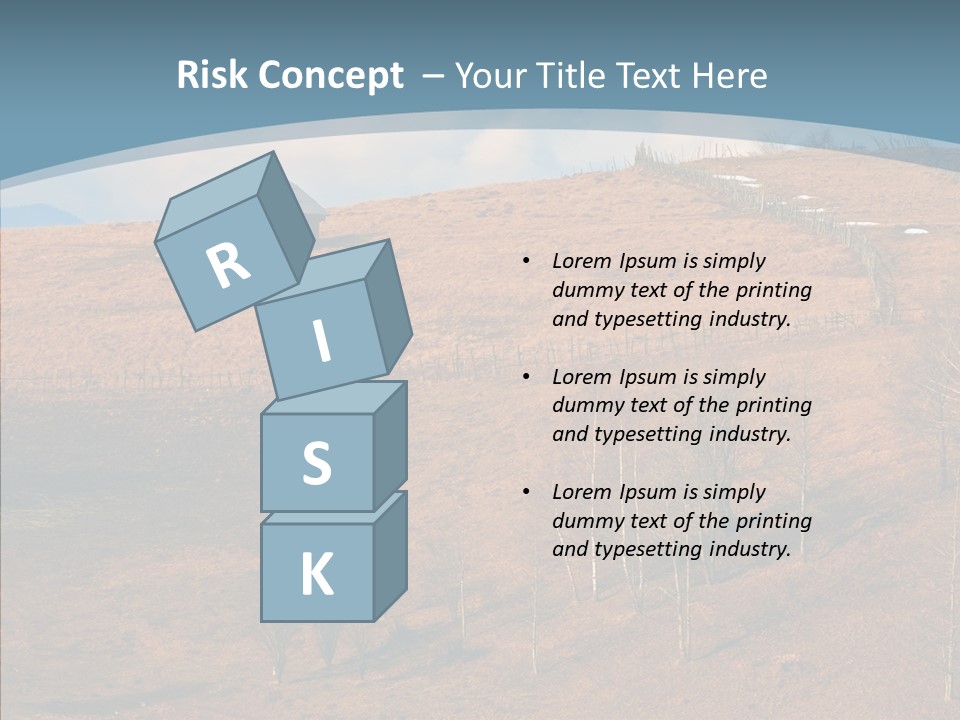 Home Lonely Mountains PowerPoint Template