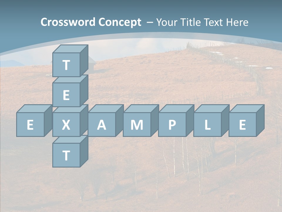 Home Lonely Mountains PowerPoint Template