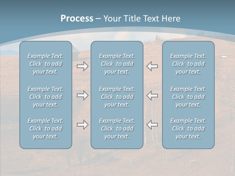 Home Lonely Mountains PowerPoint Template
