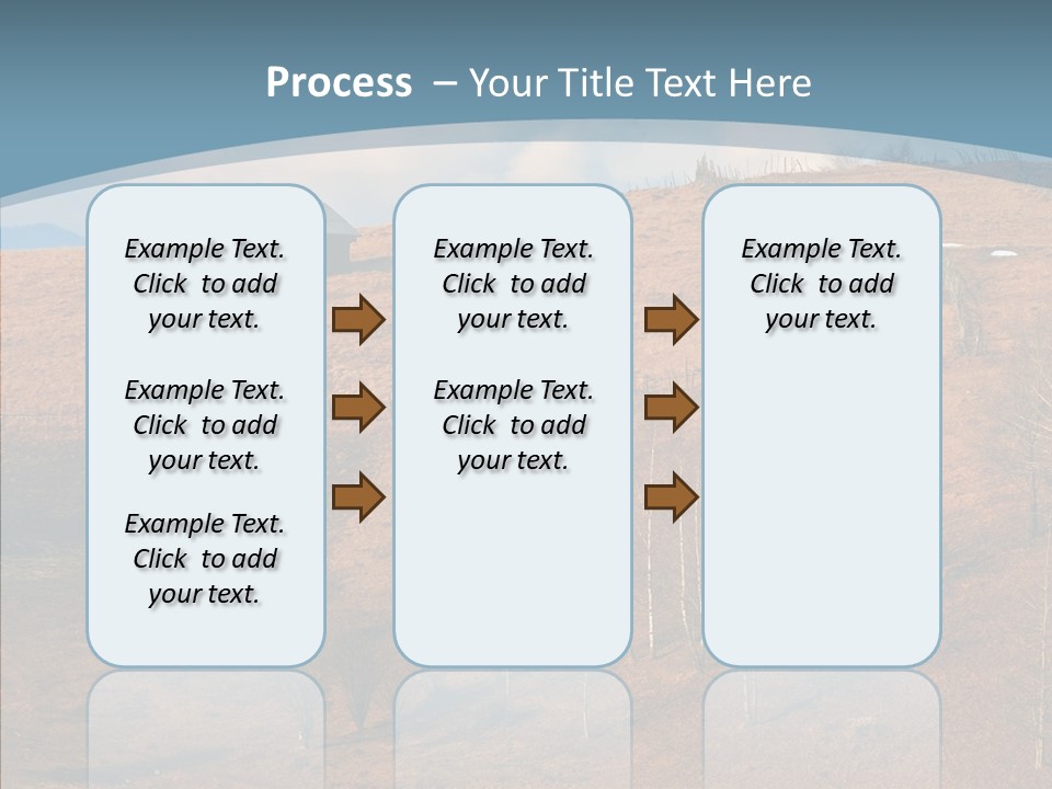 Home Lonely Mountains PowerPoint Template