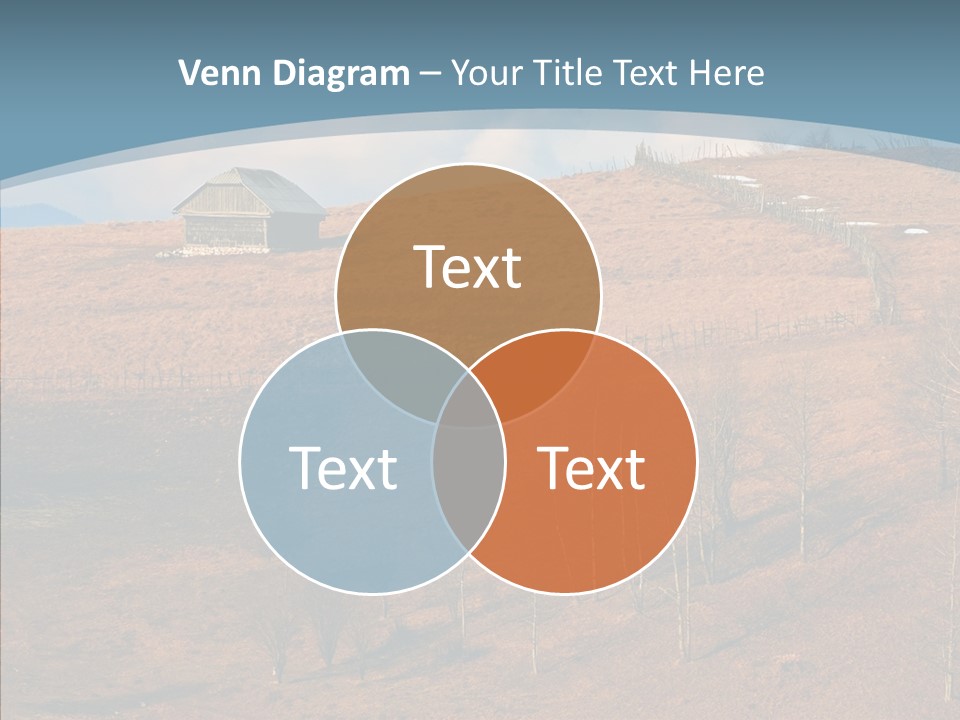 Home Lonely Mountains PowerPoint Template