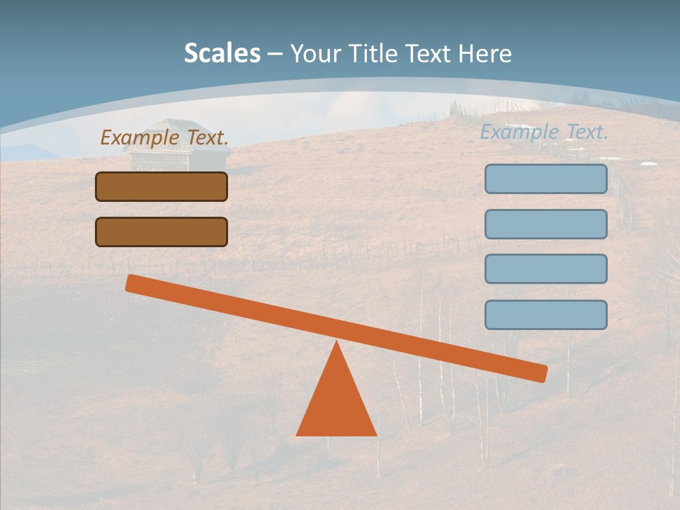 Home Lonely Mountains PowerPoint Template