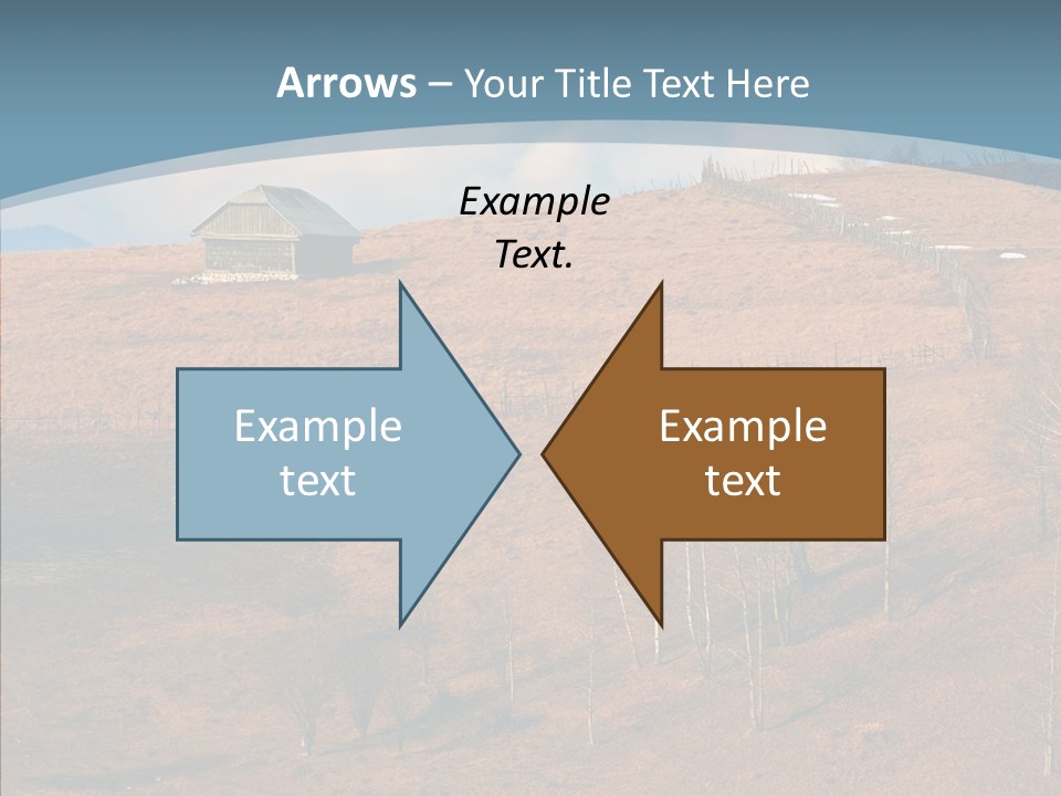 Home Lonely Mountains PowerPoint Template