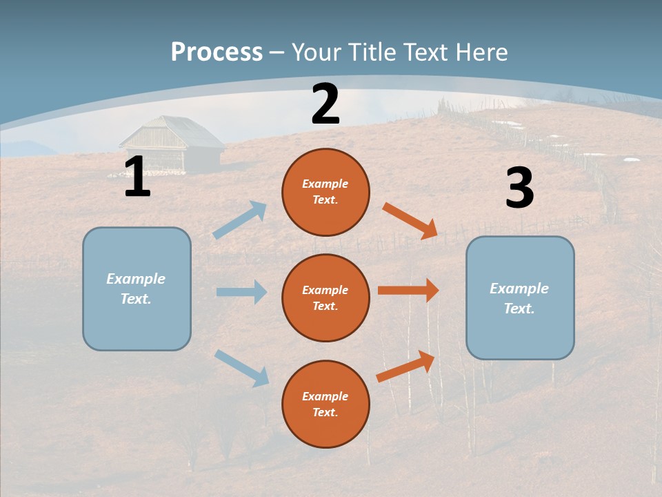 Home Lonely Mountains PowerPoint Template