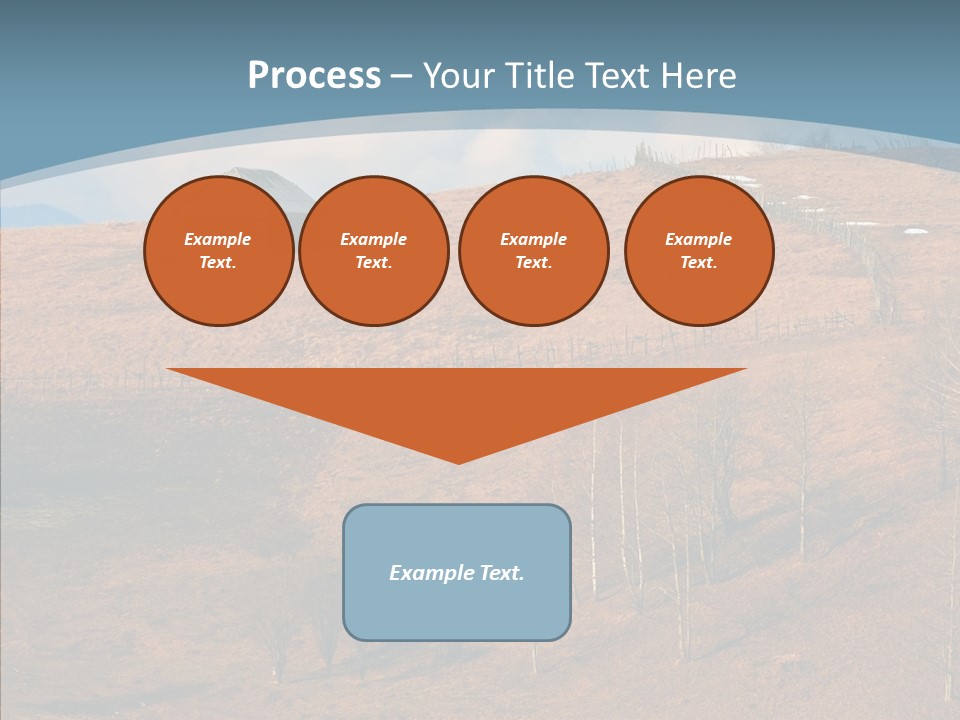 Home Lonely Mountains PowerPoint Template