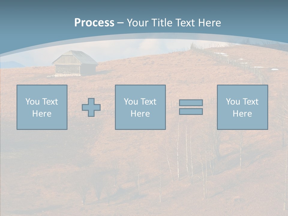 Home Lonely Mountains PowerPoint Template