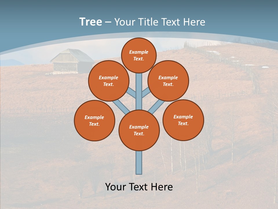 Home Lonely Mountains PowerPoint Template