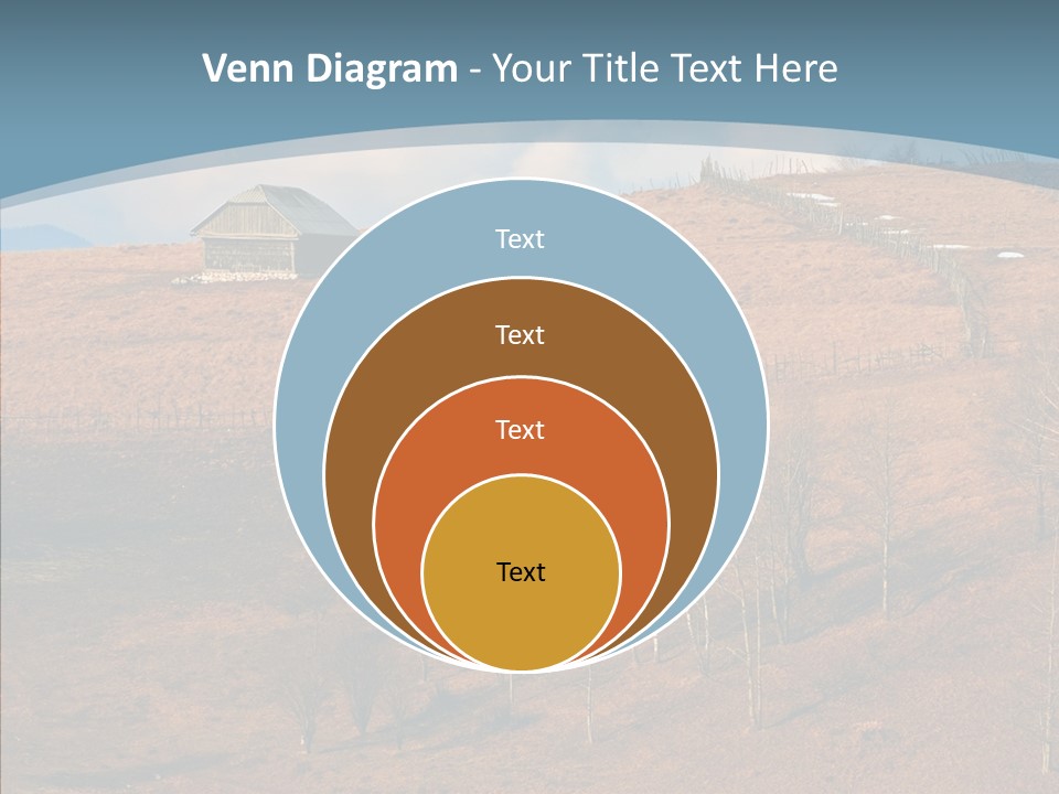 Home Lonely Mountains PowerPoint Template