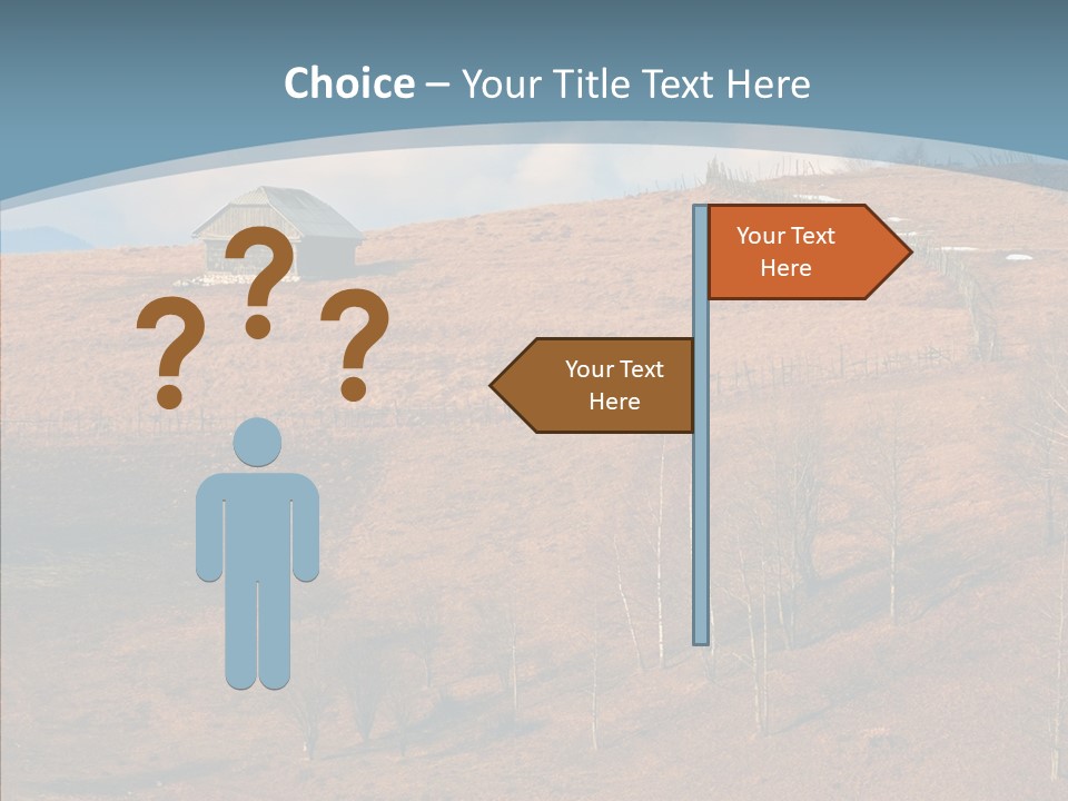 Home Lonely Mountains PowerPoint Template