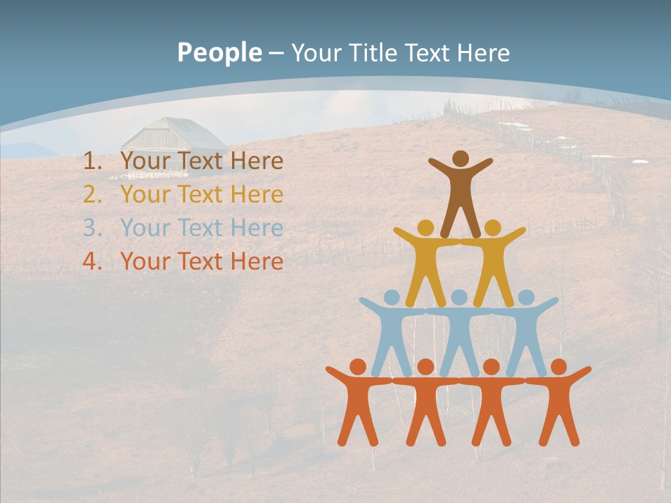 Home Lonely Mountains PowerPoint Template