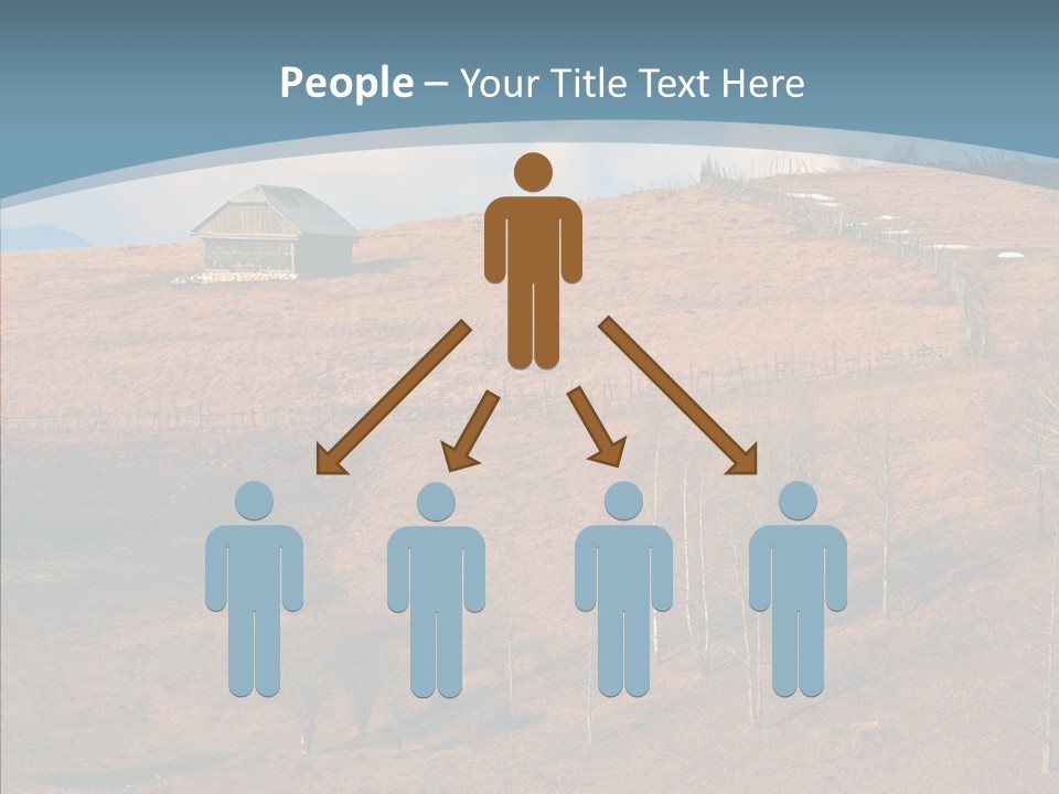 Home Lonely Mountains PowerPoint Template