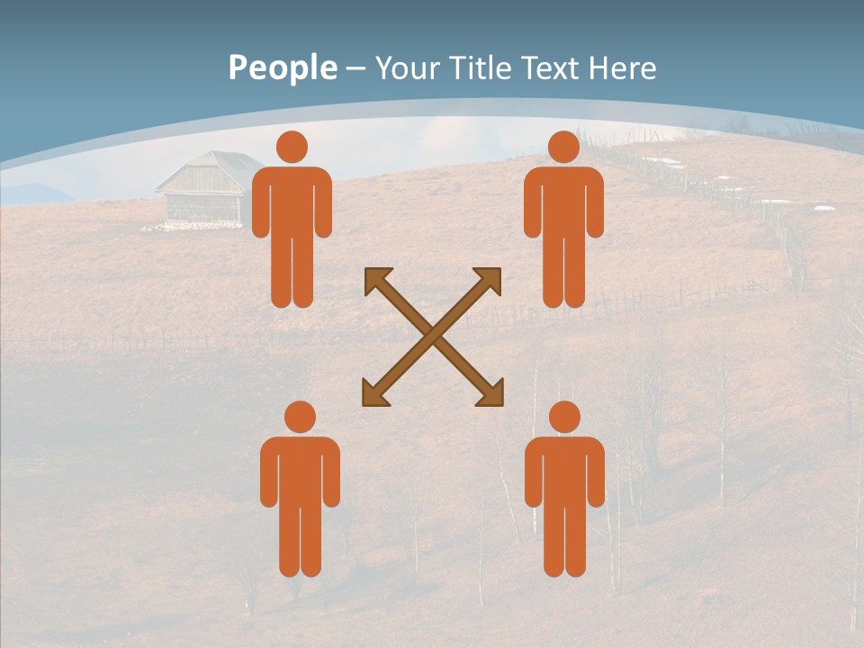 Home Lonely Mountains PowerPoint Template