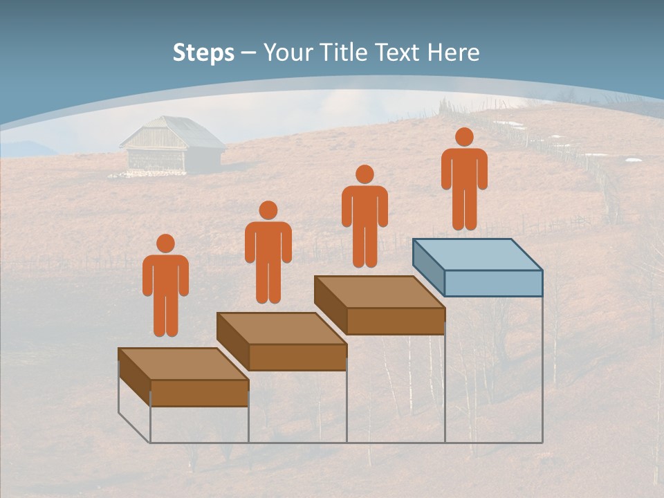 Home Lonely Mountains PowerPoint Template