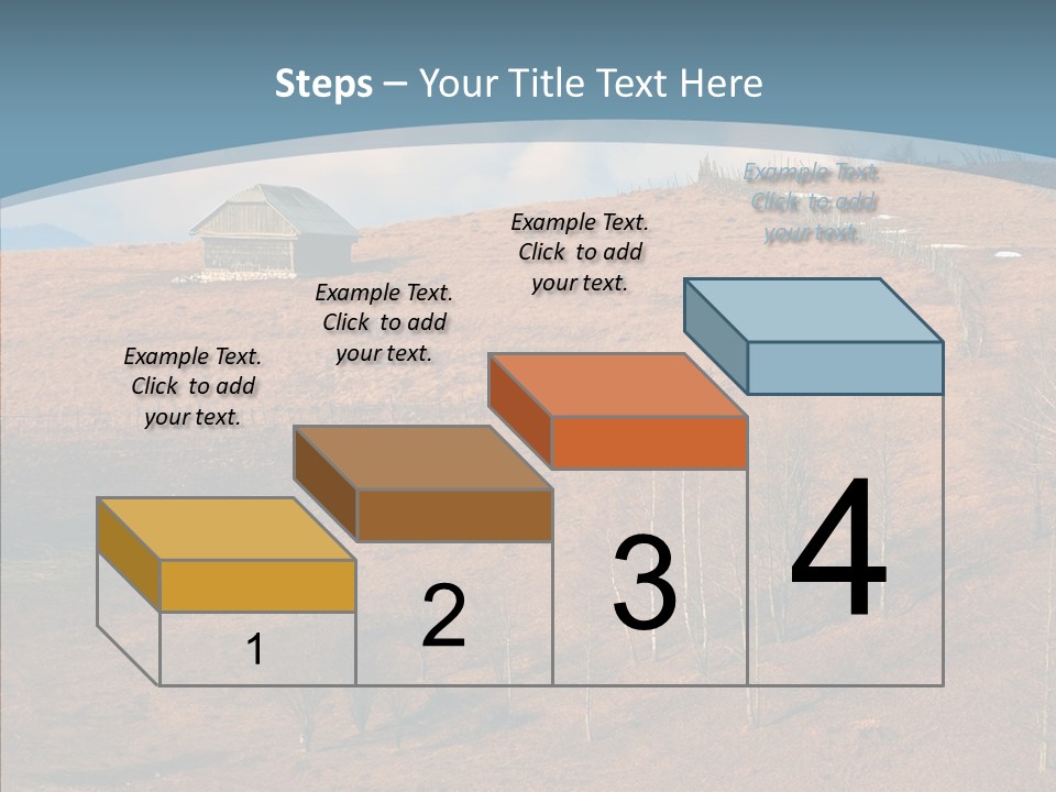 Home Lonely Mountains PowerPoint Template