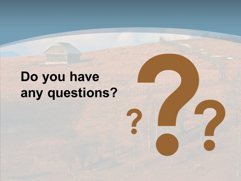 Home Lonely Mountains PowerPoint Template