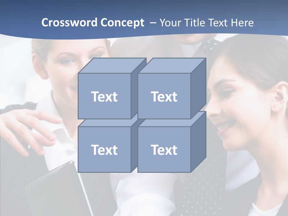 Businesspeople Work Businessgroup PowerPoint Template
