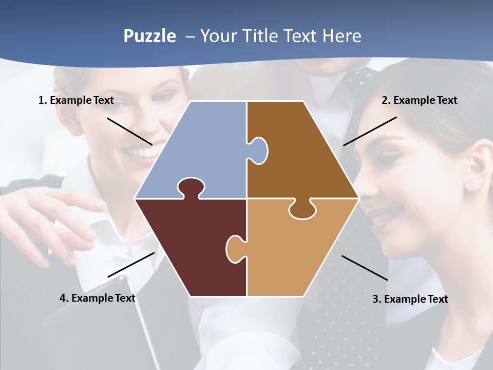 Businesspeople Work Businessgroup PowerPoint Template