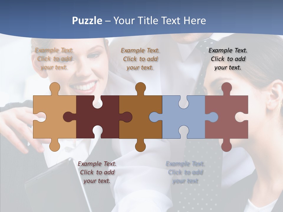 Businesspeople Work Businessgroup PowerPoint Template