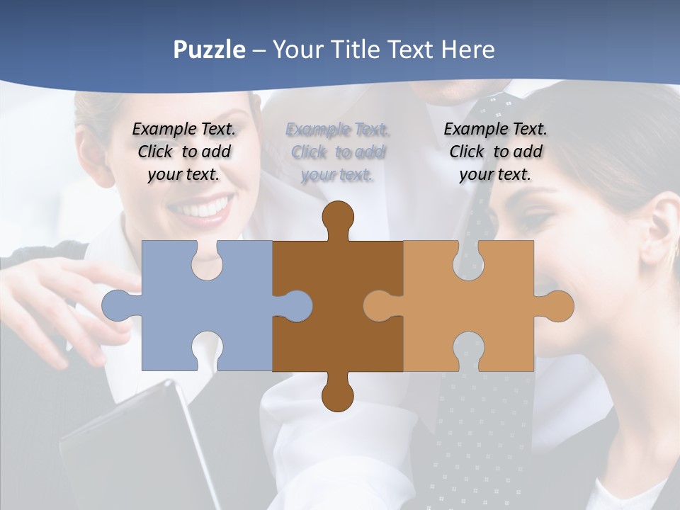 Businesspeople Work Businessgroup PowerPoint Template