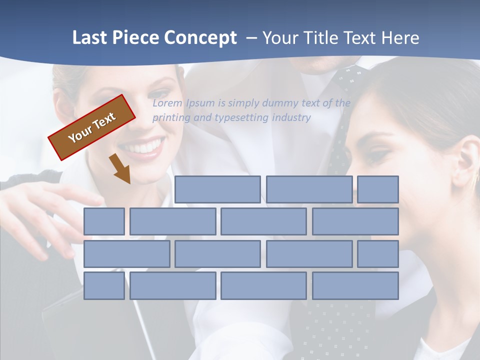 Businesspeople Work Businessgroup PowerPoint Template