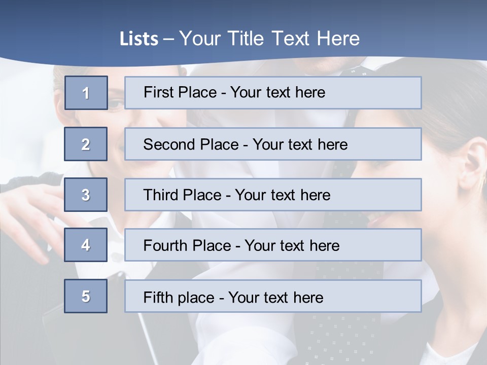 Businesspeople Work Businessgroup PowerPoint Template