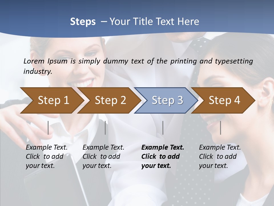 Businesspeople Work Businessgroup PowerPoint Template