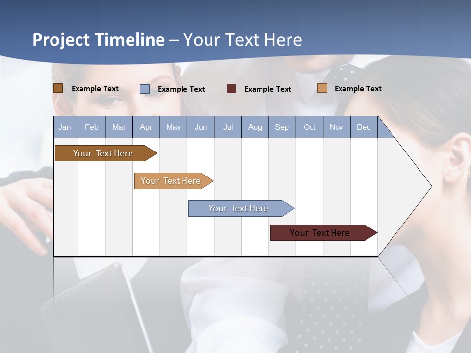 Businesspeople Work Businessgroup PowerPoint Template